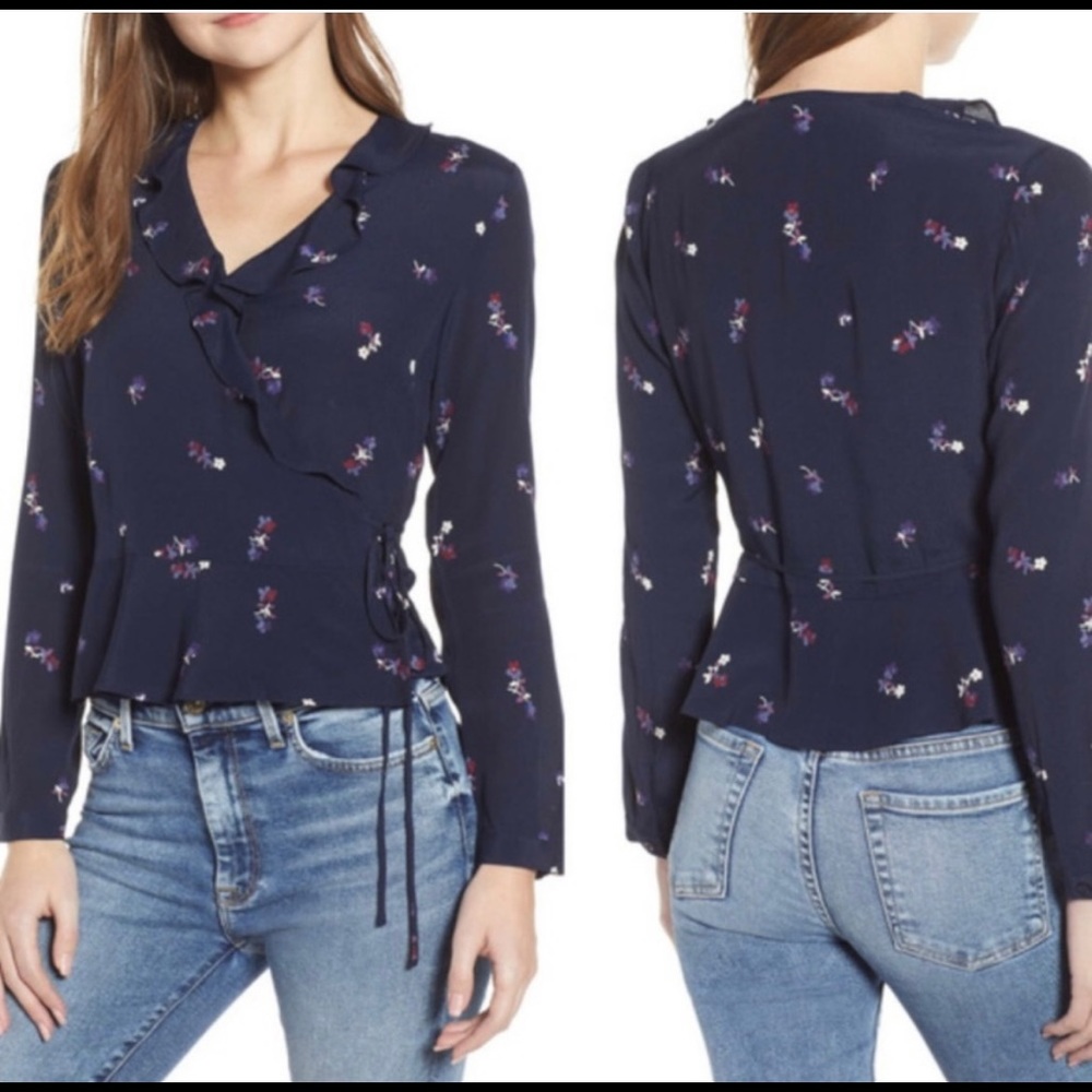 Rails Floral Top